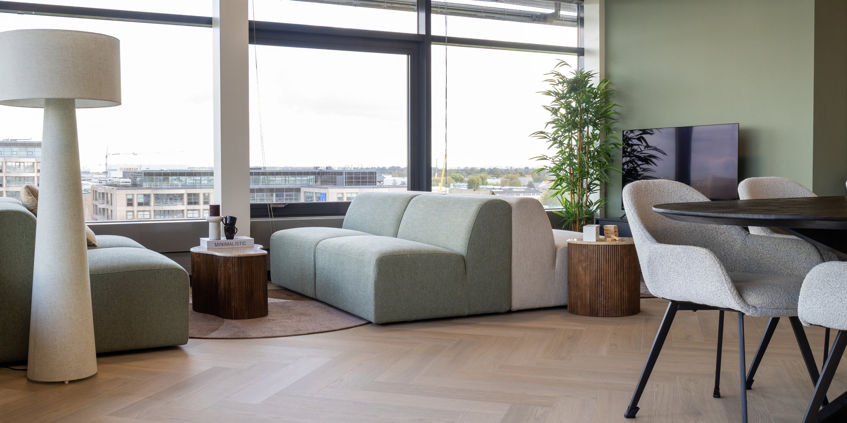 By SIDDE - Finn - Simply Beige, Green Moss By SIDDE - Finn - Simply Beige, Green Moss